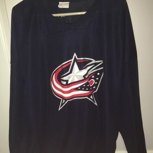 Columbus Blue Jackets Warm Up Jersey